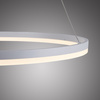 Lampa wisząca biały okrąg 80cm LED 3000K z wbudowanym ściemniaczem TITUS Paul Neuhaus 2383-16