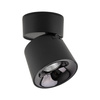 Czarna oprawa natynkowa ruchoma tuba wybór barwy światła KYOTO BLACK CCT 7W Tk Lighting 18152