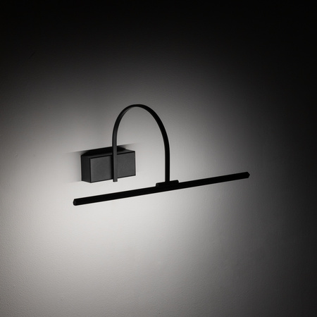 Kinkiet liniowy czarny 45cm – oświetlenie nad lustro lub obraz LED 3000K ARTLINE LED Nowodvorski 11957