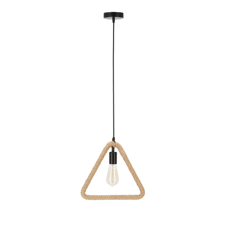 Triun lampa wisząca czarny+beżowy 1x40W E27 Candellux 31-28716