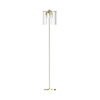 Lampa podłogowa złota z przezroczystym kloszem NIRA 3xE14 Zuma Line ML3523-3-EGN