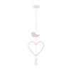 HEART B LAMPA WISZĄCA 1X20W E27 IQ KIDS RÓŻOWY Candellux 31-12098