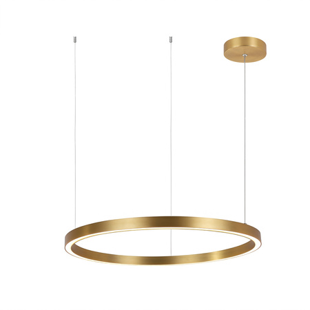 Lampa wisząca Midway złota okrąg 60cm LED 3000K Light Prestige LP-033/1P S GD