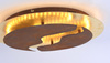 Lampa sufitowa o średnicy 50cm RDZA/ZŁOTY LED 3000K NEVIS Paul Neuhaus 6983-48 ze ściemniaczem
