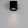 Tubka Luna 1xGU10 czarna IP65 CL0103-BK Yaskr do wnętrz jak i na zewnątrz