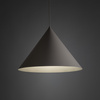Duża lampa wisząca stożkowa o średnicy 50cm CONO XL KASZMIR 1XE27 Tk Lighting 11382