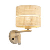 Kinkiet CALMA w kolorze sabia 1XE27+G9 Tk Lighting 11600