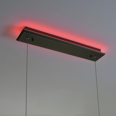 Lampa wisząca rozsuwana w kolorze antracytowym LED Q-ARIAN 2569-13 sterowana pilotem