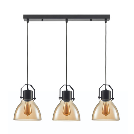 Lampa wisząca DARLENA Italux PND-22371-3-BK+AMB