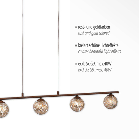 Lampa wisząca GRETA Paul Neuhaus 2040-48