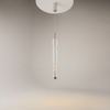 Szklana transparentna tuba wisząca o średnicy 8cm LED 3000K Ordo MOD272PL-L12CH3K Maytoni