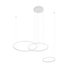 Lampa wisząca trzy białe ringi CIRCOLO POWER LED 3000K Nowodvorski 11649