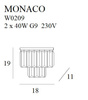 Kinkiet MONACO MaxLight W0209