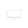 Kinkiet czarny zewnętrzny LED 3000K ARWENA M Black IP54 Tk Lighting 18185