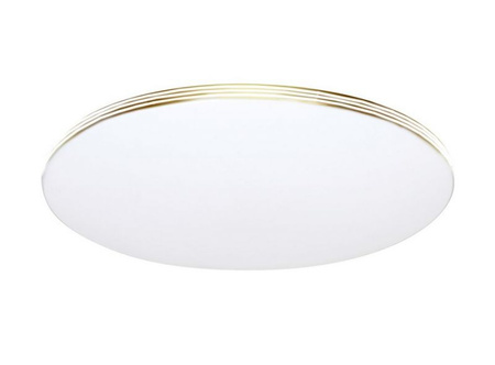 Lampa sufitowa plafon SIENA GOLD 72W 55cm LED Milagro ML7075 sterowana pilotem