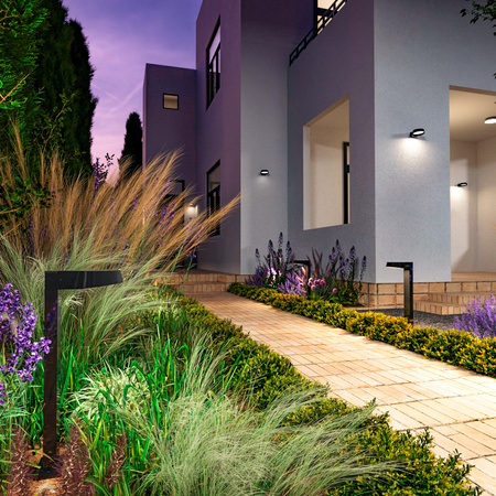 Kinkiet ogrodowy grafitowy przed wejście Share O443WL-L12GF3K Maytoni