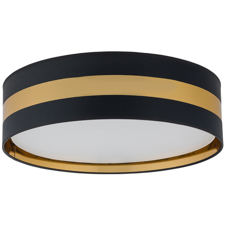 Lampa sufitowa plafon czarno złoty PARIS TK Lighting 4382