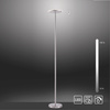 Prosta lampa podłogowa w kolorze stalowym HANS LED 3000K Just Light 11729-55