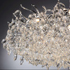 Lampa sufitowa chromowane z kryształkami do salonu o średnicy 80cm 13xG9 RICICLE Paul Neuhaus  6054-17