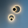 Okrągły kinkiet z trawentynu ECLIPSE WALL 12W 3000K AZZARDO AZ6668