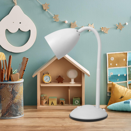 Lampka biurkowa LOGIC White 1xE27 Milagro ML1636