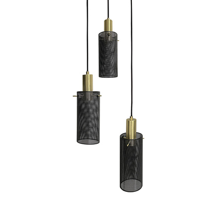 Lampa wisząca Tirana 3 czarna 3xE27 Light Prestige LP-945/3P BK