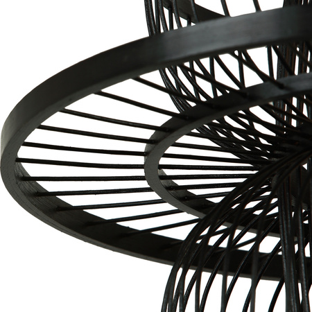 Rattanowa lampa wisząca Astra czarna 1xE27 Light Prestige LP-3110/1P BK