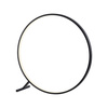 Lampa podłogowa duży czarny okrąg 80cm LED HULA Paul Neuhaus 319-18 sterowany pilotem