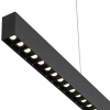 Lampa wisząca liniowa 120cm z punktowymi źródłami światła Sigi I LED czarna PL0126-BK Yaskr