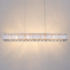 Lampa wisząca podłużna kryształowa Kingdom 97x8cm 28W LED Milagro ML2787
