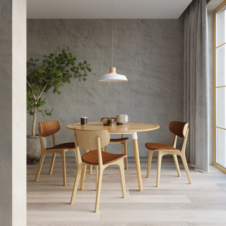 Lampa wisząca AFRA beton i drewno Sollux Lighting SL.0282