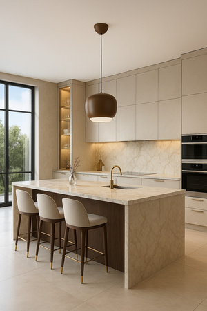 Lampa wisząca jedynka Positano czekoladowa Aviano Lighting 6026-120