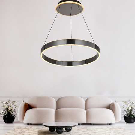 Lampa wisząca MARLING czarny chrom Aviano Lighting 6072-205 