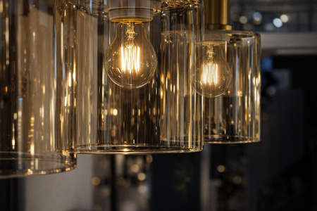 Lampa wisząca z kloszami nad wyspę kuchenną AIGO Kaja Lighting  K-5877