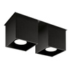 Lampa sufitowa, oprawa podwójna QUAD Sollux Lighting SL.0063 SL.0064 SL.0065 - kolor do wyboru