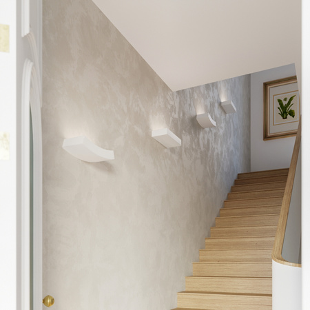 Kinkiet TAUGAN ceramiczny biały Sollux Lighting SL.0836