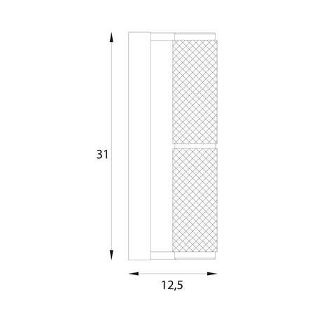 Kinkiet chromowany z akrylowymi tubami LED 3000K Maxlight W0422 Love