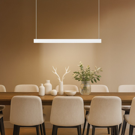 Lampa wisząca Linea Biały 36W LED 3000K-4000K-5700K Milagro ML1783