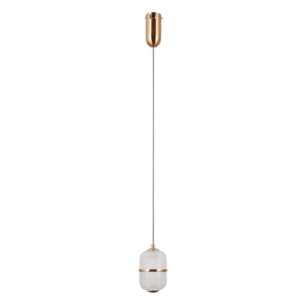 Lampa wisząca Alani złota LED 3000K Italux PND-34375-1-HBR