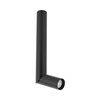 Oprawa sufitowa czarna długa tuba z ruchomą głowicą ELARIS BLACK M 1xGU10 MINI MR11 Tk Lighting 11255