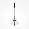 Lampa wisząca szklana przeźroczysty klosz 25cm LED 3000K Bangkok MOD185PL-L6B3K2 Maytoni