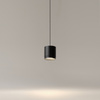 Czarna lampa wisząca tuba 8,2cm na żarówkę GX53 Polar P088PL-GX53-B Maytoni