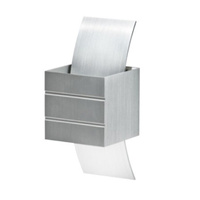 Kinkiet dekoracyjny w kolorze aluminium VIDAL ALU Azzardo AZ0862