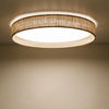 Okrągla lampa sufitowa w kolorze beżowym 42,5cm DEMI JUTA LED LED Tk Lighting 11859