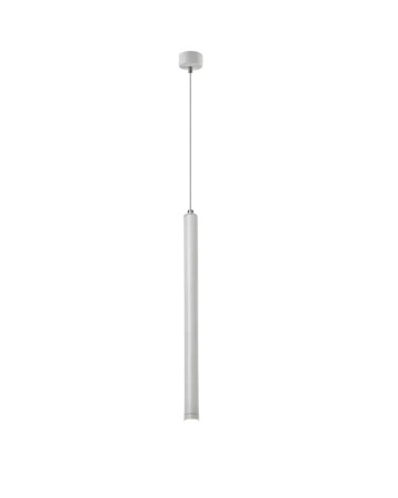Lampa wisząca cienka biała tuba 40cm ERKEN 1 WH AZZARDO AZ5968