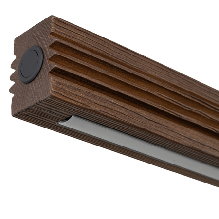 Lampa wisząca liniowa 140cm LED 3000K VIGA WOOD LED SOSNA SZCZOTKOWANA ORZECH LAMPA WISZĄCA Tk Lighting 11653