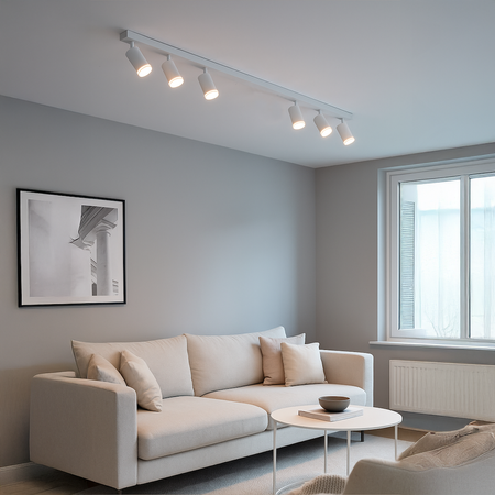 Oprawa Pipe Ring Spot Biały 6xGU10 Milagro ML2076