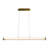 Lampa wisząca Trivia Gold 16W LED CCT IP44 pozioma akrylowa tuba 120cm Milagro ML2732