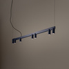 Lampa wisząca podłużna 150cm granatowa z dodatkowym podświetleniem FOURTY LINE LED VII Nowodvorski 12293