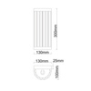 Kinkiet Vetro złoto 1xE14 Light Prestige LP-2910/1W L GD